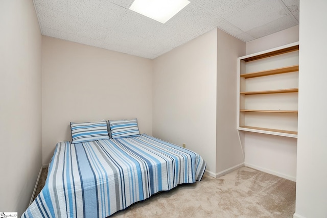 bedroom featuring carpet flooring