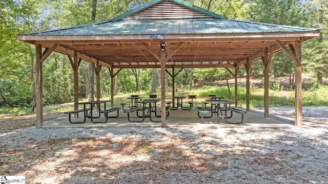 view of property's community featuring a gazebo