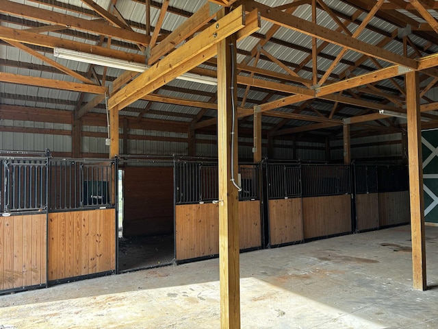 view of stable