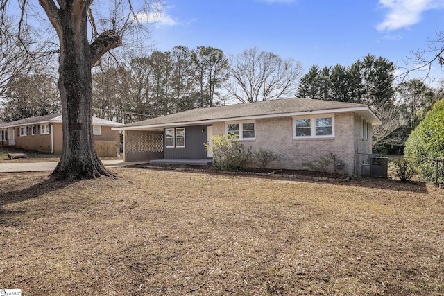 view of ranch-style home