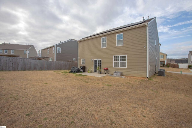 128 Lake Grove Rd, Simpsonville, SC 29681 - back of house featuring central AC unit, a yard, fence, and a patio