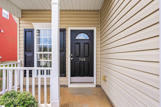 view of entrance to property