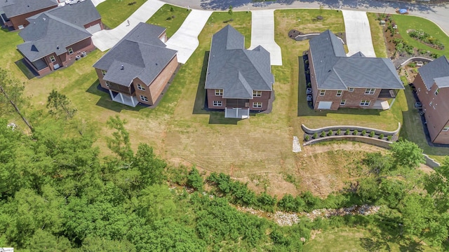 drone / aerial view featuring a residential view