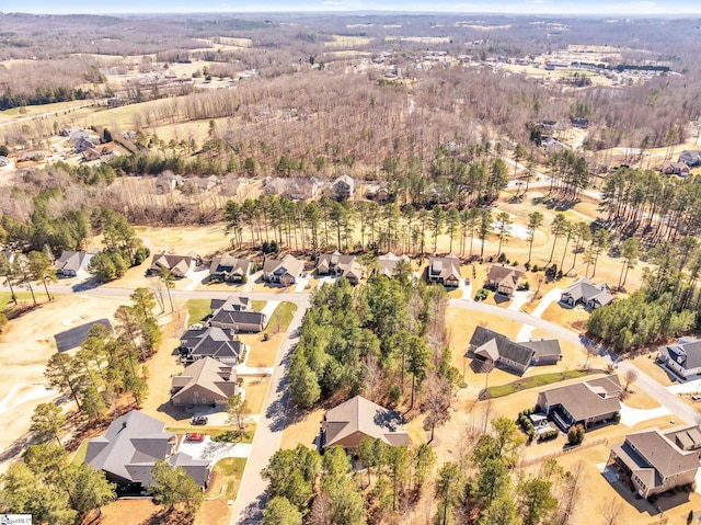 birds eye view of property featuring a residential view