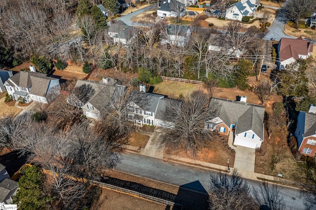 bird's eye view featuring a residential view