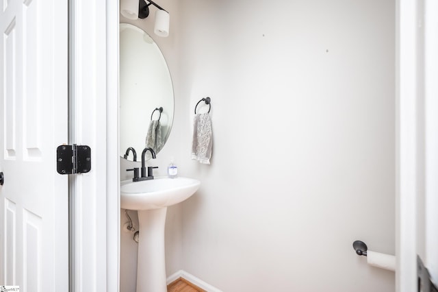 bathroom featuring baseboards