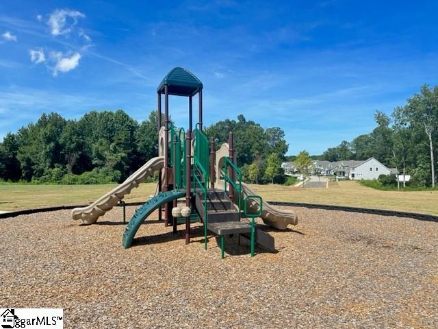 view of community jungle gym