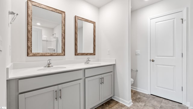 108 Sunriff Ct, Greer, SC 29651 - full bath with double vanity and toilet