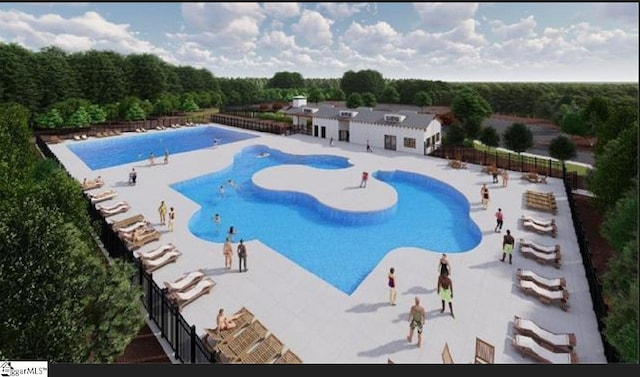108 Sunriff Ct, Greer, SC 29651 - community pool featuring a patio
