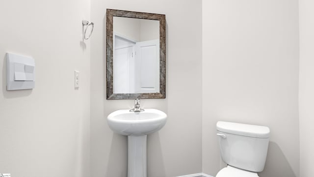 106 Sunriff Ct, Greer, SC 29651 - bathroom with toilet and baseboards