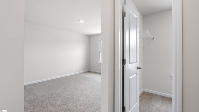 106 Sunriff Ct, Greer, SC 29651 - hall featuring carpet flooring and baseboards