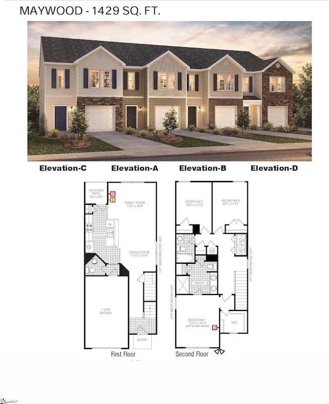 106 Sunriff Ct, Greer, SC 29651 - view of property floor plan