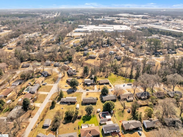 birds eye view of property featuring a residential view