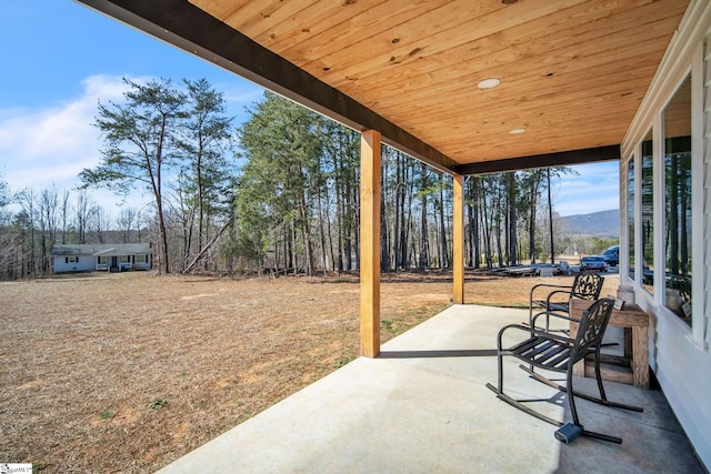 view of patio / terrace