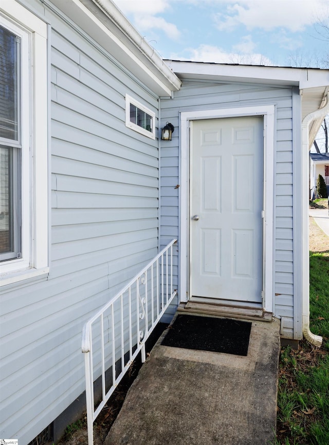 view of entrance to property