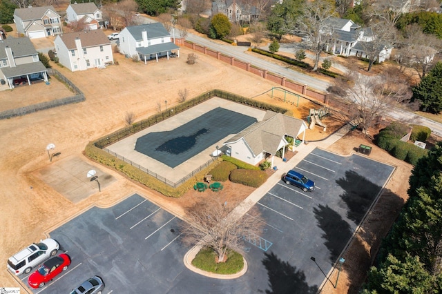 bird's eye view featuring a residential view