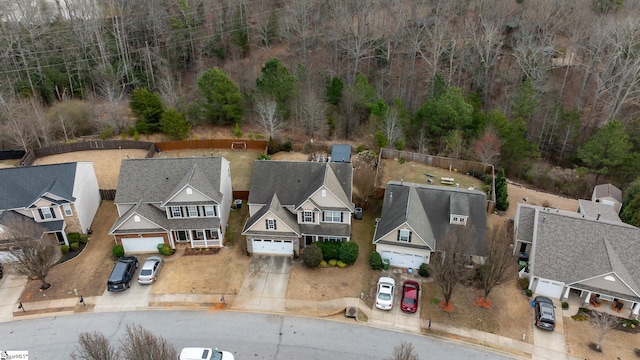 bird's eye view featuring a residential view