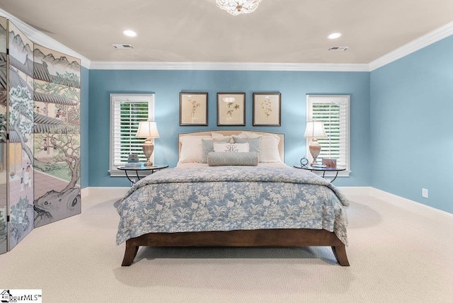 1212 Stillwater Dr, Seneca, SC 29678 - bedroom with carpet, visible vents, and multiple windows
