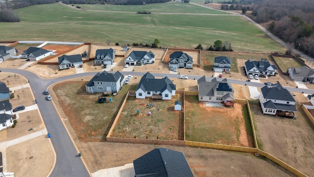 birds eye view of property featuring a residential view