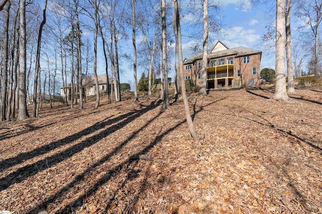 view of back of property