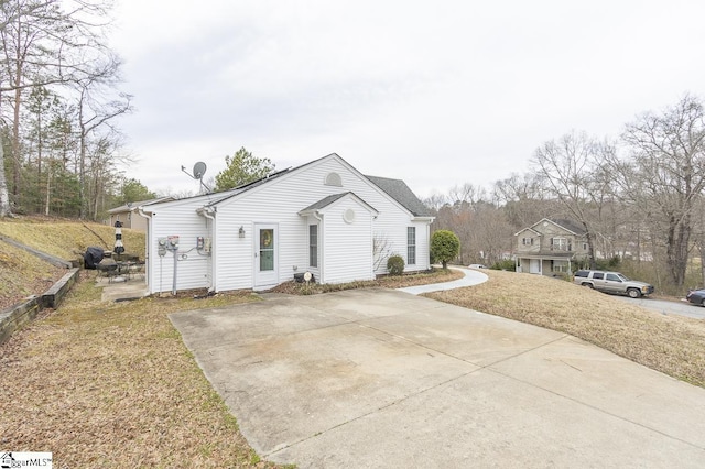 view of front of home