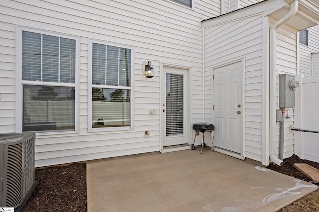 108 Marston Ln, Greenville, SC 29617 - view of exterior entry with a patio area and cooling unit