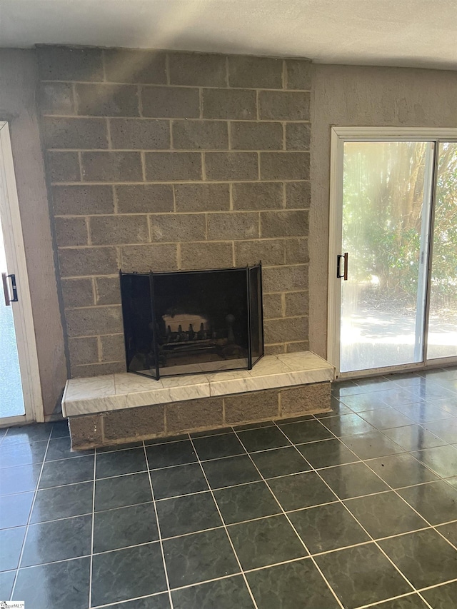 144 Amber Dr, Inman, SC 29349 - room details featuring a brick fireplace