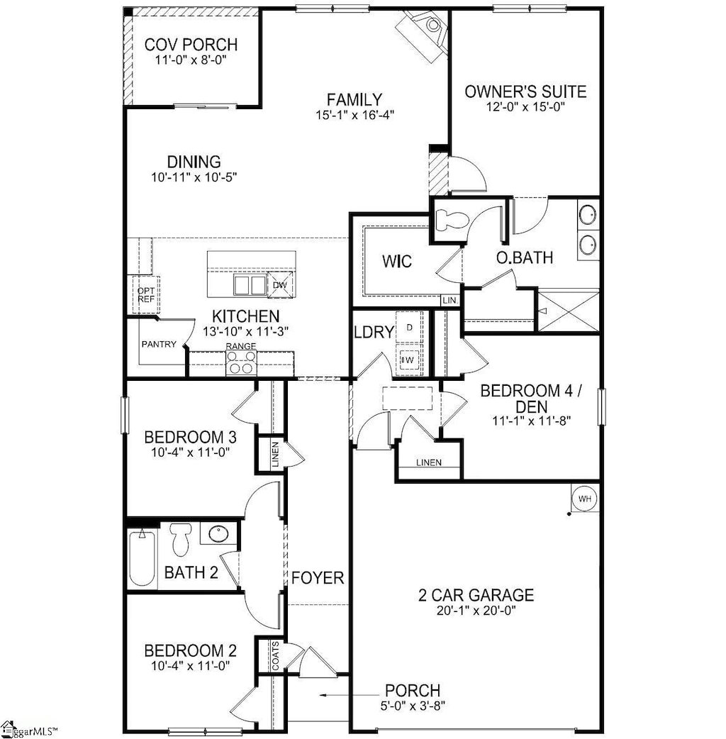 139 Fancy Trl Lot 0343, Anderson, SC 29621 - view of layout