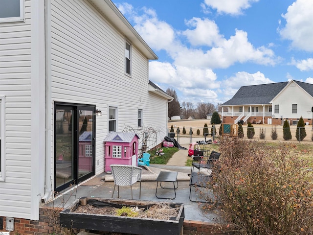 view of patio / terrace with fence