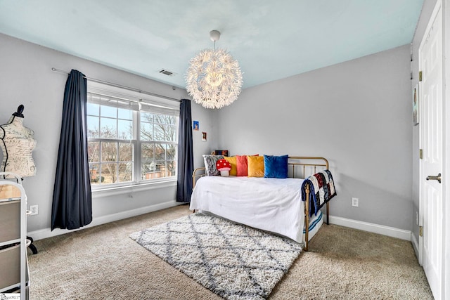 621 Shefwood Dr, Easley, SC 29642 - carpeted bedroom featuring visible vents and baseboards