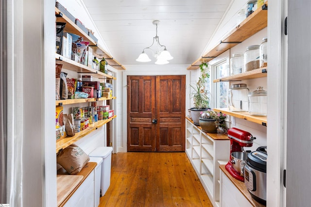 view of pantry