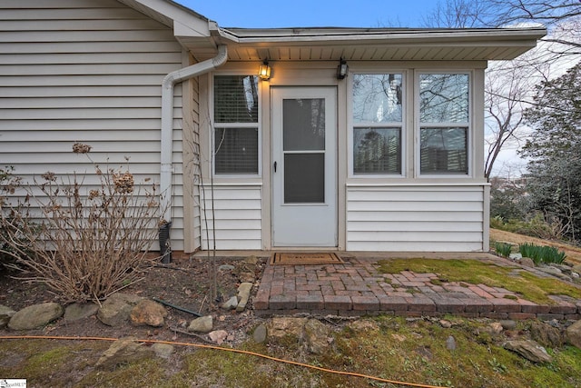 view of entrance to property