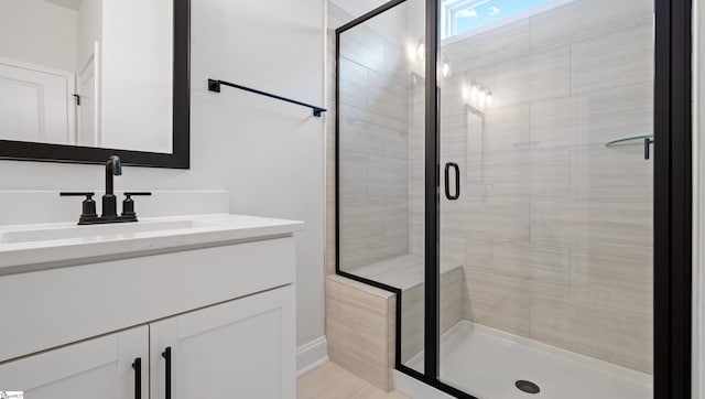 1807 Wabash Pl Lot 0507, Boiling Springs, SC 29316 - bathroom featuring a stall shower and vanity
