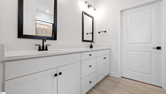 1791 Wabash Pl Lot 0511, Boiling Springs, SC 29316 - bathroom featuring double vanity, recessed lighting, and baseboards