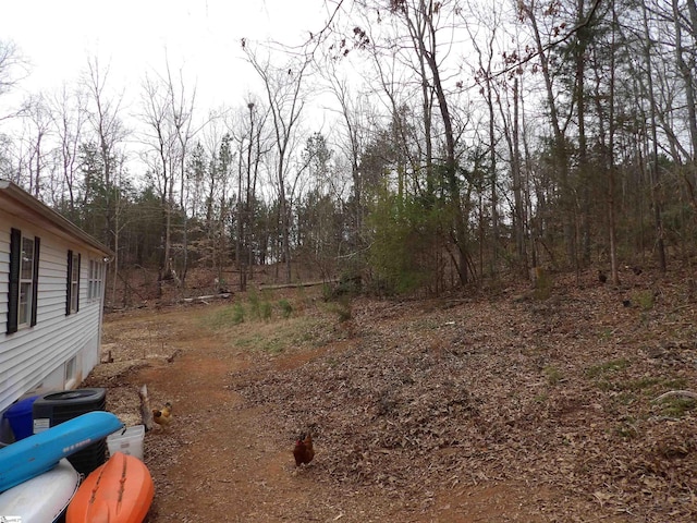 view of yard featuring cooling unit