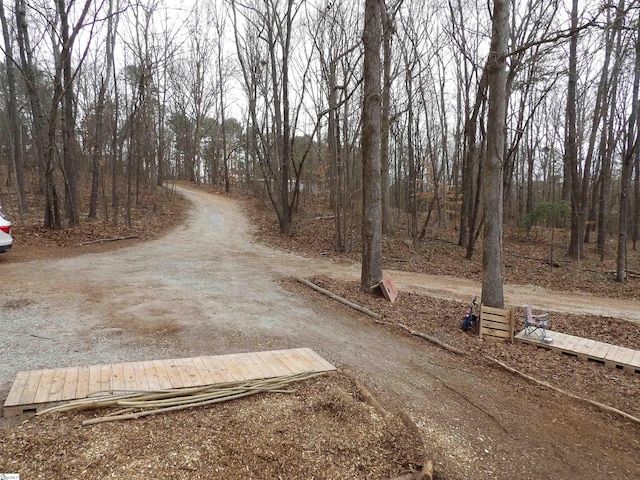 view of road