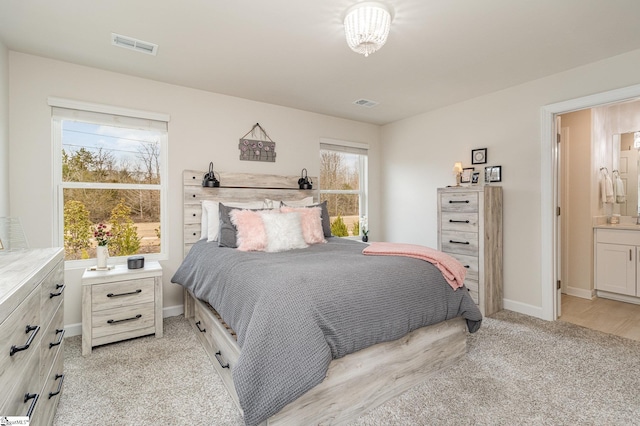 107 Tramore Ln, Fountain Inn, SC 29644 - bedroom featuring baseboards, visible vents, and multiple windows