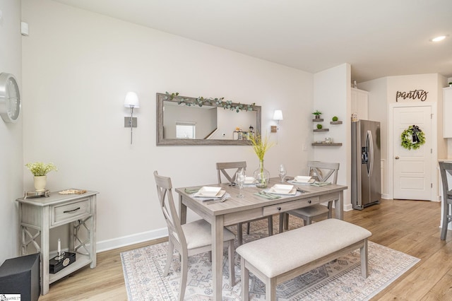 107 Tramore Ln, Fountain Inn, SC 29644 - dining area featuring baseboards and light wood-type flooring