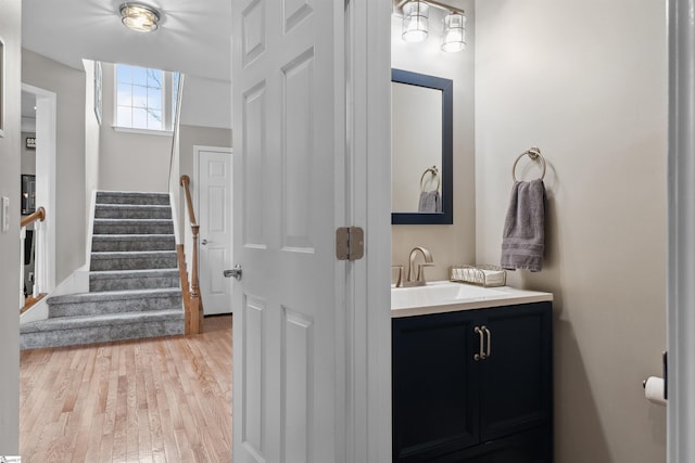 103 Hornbuckle Dr, Easley, SC 29642 - bathroom featuring wood finished floors and vanity
