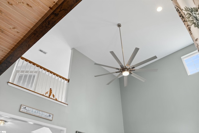 103 Hornbuckle Dr, Easley, SC 29642 - details with beam ceiling and visible vents