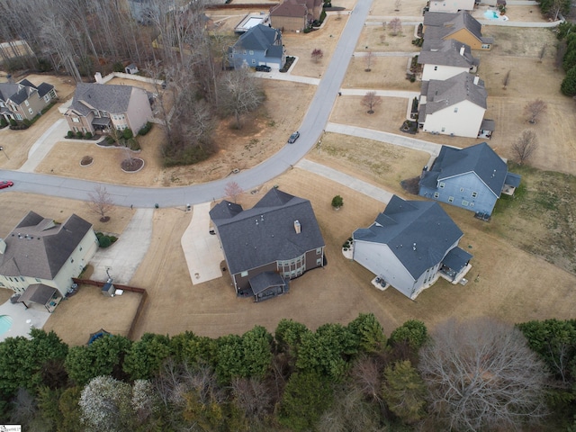 birds eye view of property featuring a residential view