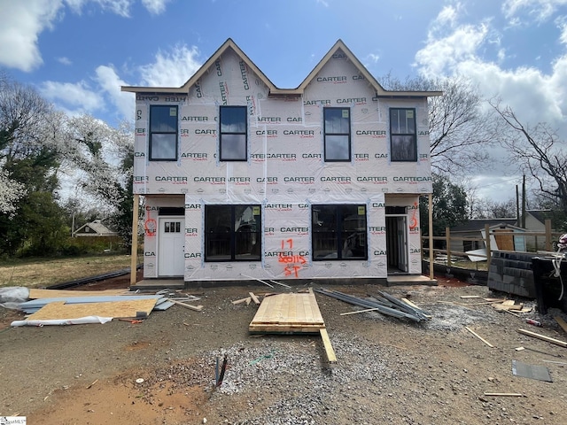 view of property under construction