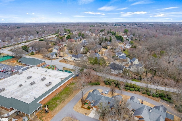 birds eye view of property featuring a residential view