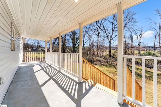 exterior space featuring a porch