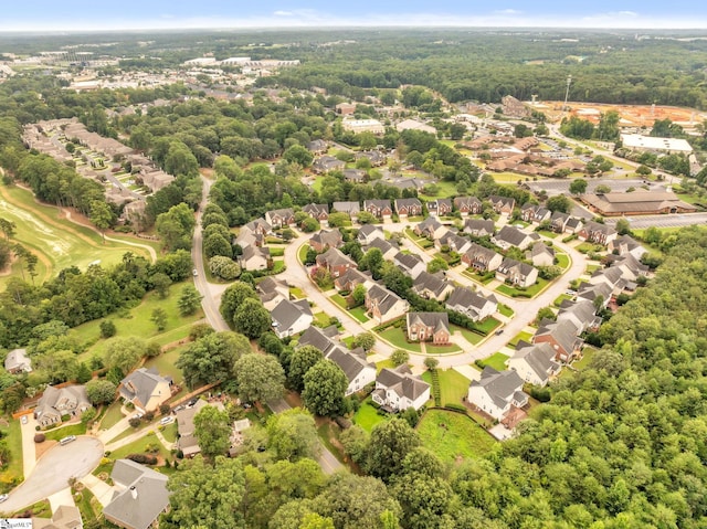 drone / aerial view featuring a residential view