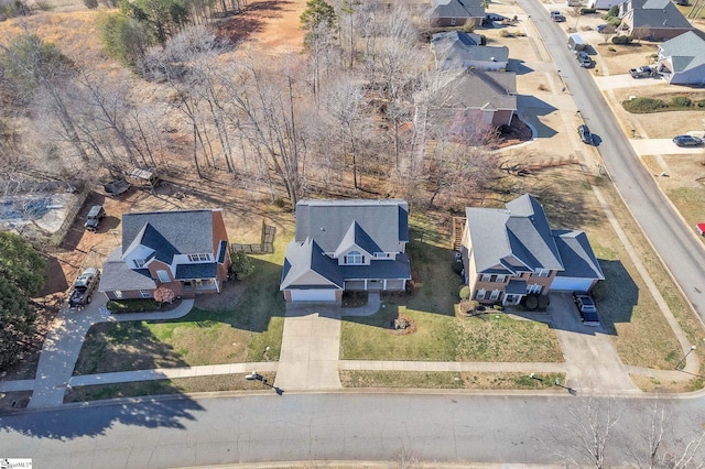 birds eye view of property featuring a residential view