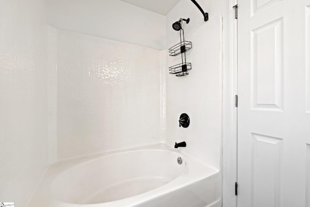 bathroom featuring washtub / shower combination