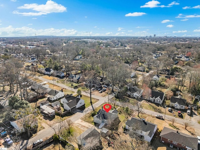 drone / aerial view featuring a residential view