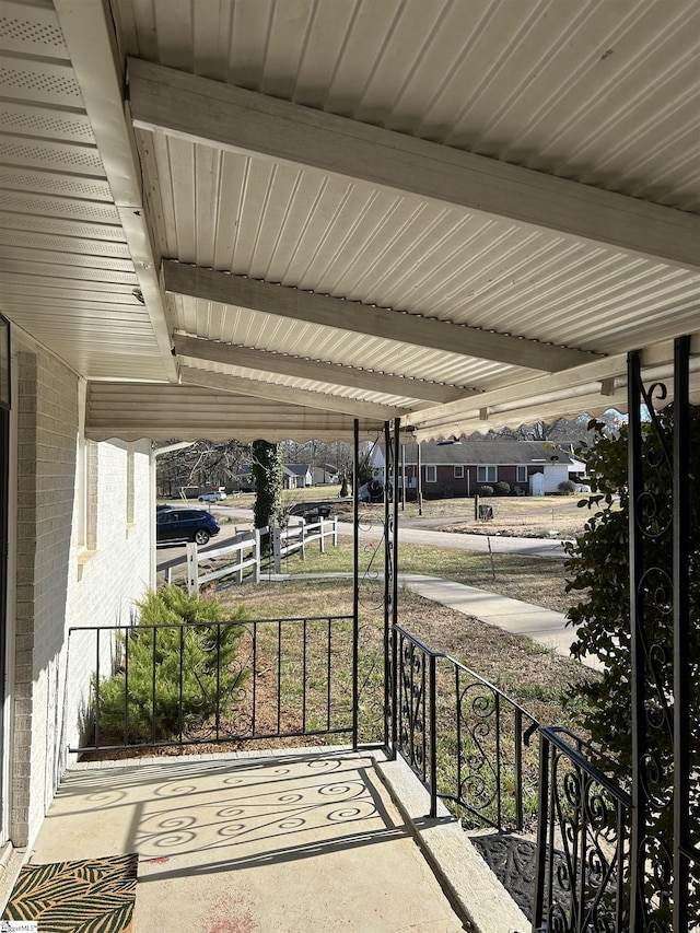 view of patio / terrace featuring a porch