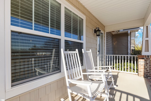 view of patio / terrace with a porch